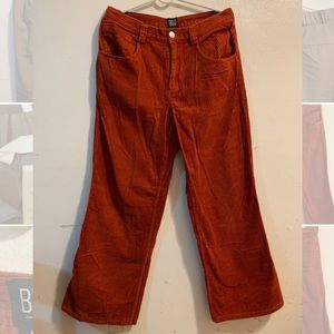 Urban outfitters Brown/orange corduroy pants